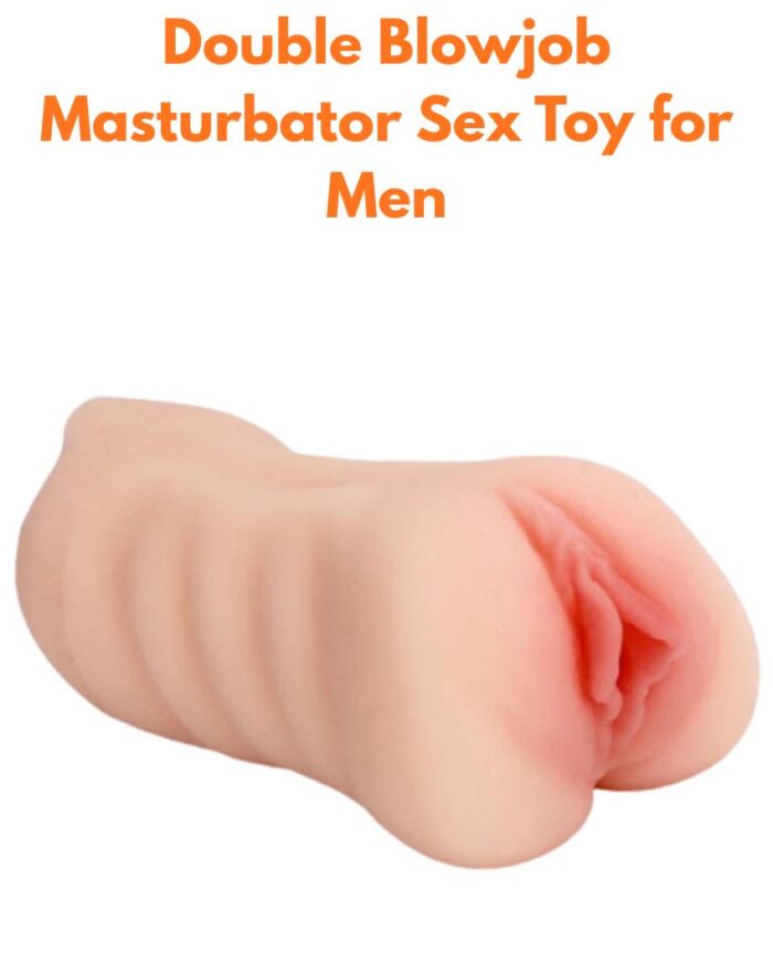 Double Blowjob Masturbator Sex Toy for Men