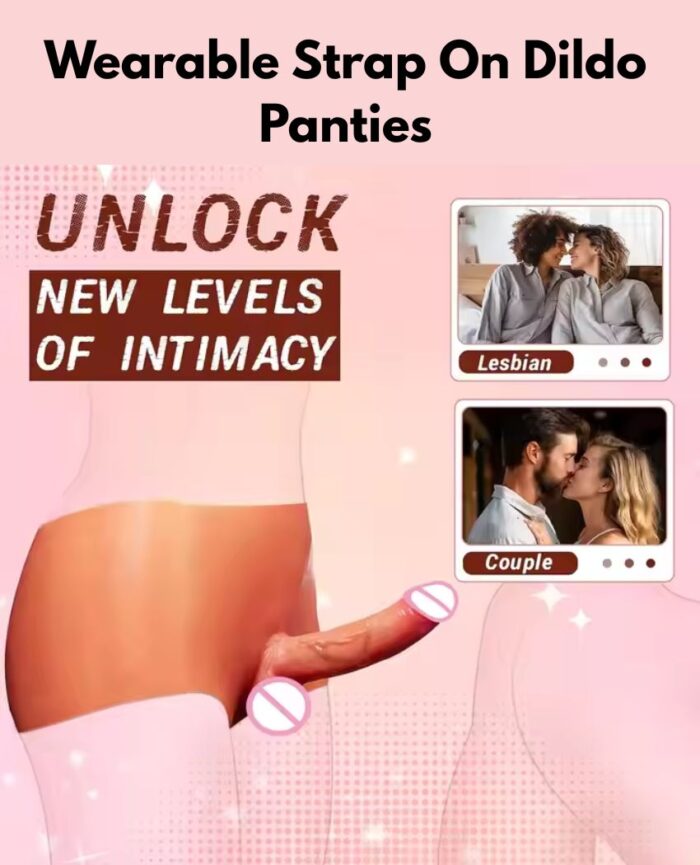 Realistic Silicone Wearable Strap-On Dildo Pants – Adult Penis Panties for Couples - Image 3